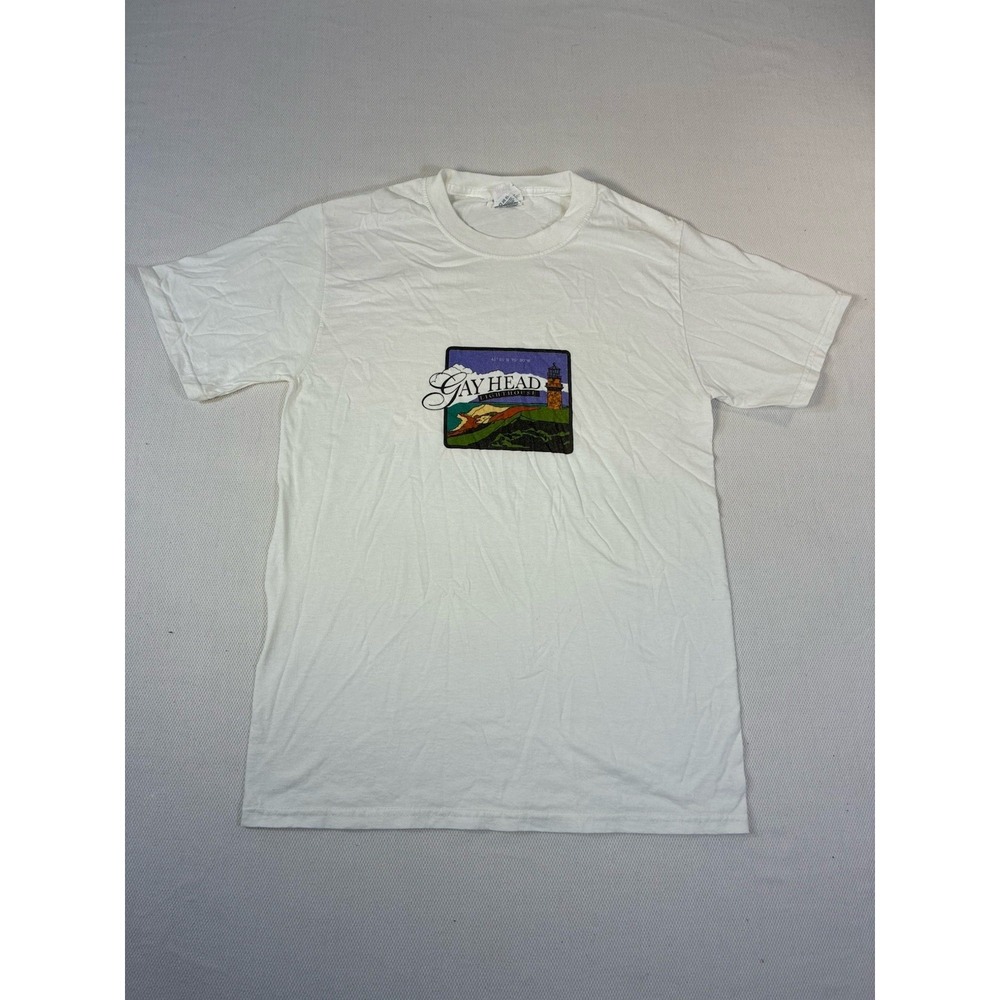 Gay Head Lighthouse Marthas Vineyard T-Shirt Womens Smallโ Fruit of the Loom